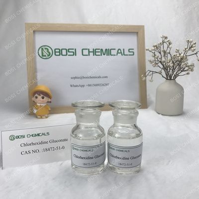 CAS 18472-51-0 Farblose Chlorhexidingluconat-Flüssigkeit 5 % für Antiseptika